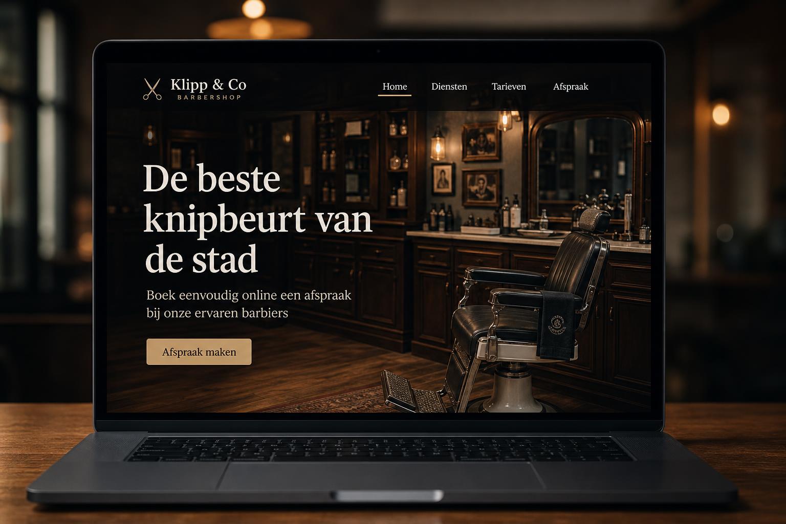 Klipp & Co website door ScaleStudios