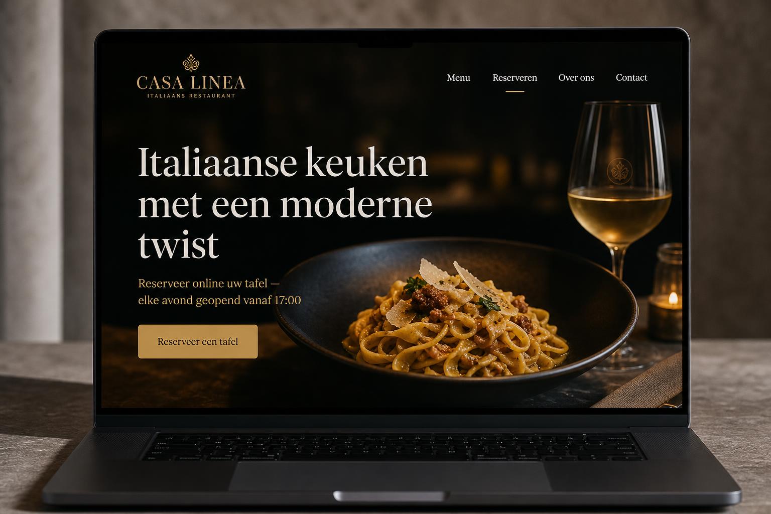 Casa Linea website door ScaleStudios