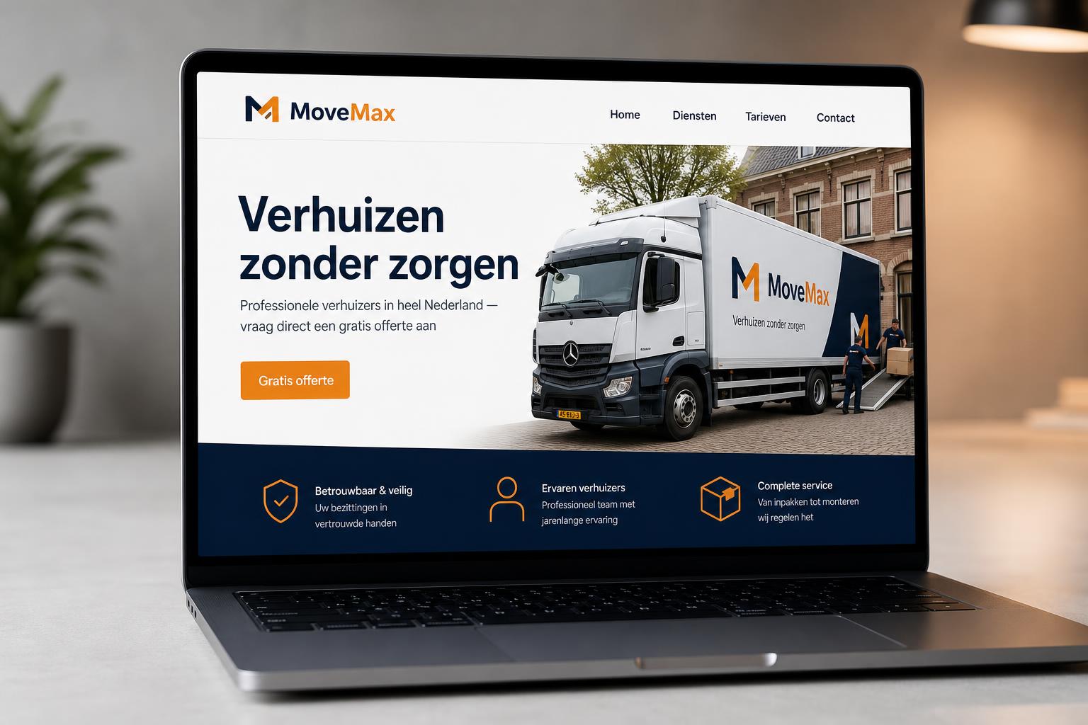 MoveMax website door ScaleStudios
